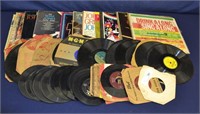 Lot 45's, 78's and LP Records