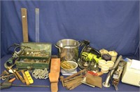 Lot Vintage Items, Household, Tools And More