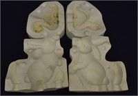 Dinosaur and Large Bunny Ceramic Molds