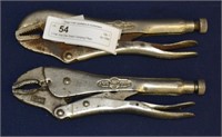 2 Pair Vise Grip Brand Clamping Pliers