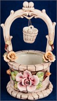 Capodimonte Italian Porcelain Wishing Well