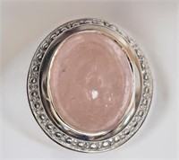 Sterling Silver Morganite Ring