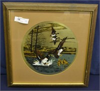 Landing Ducks Decorative Art Piece
