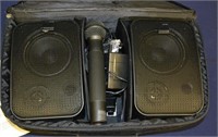 Recoton Portable PA System W Wireless Microphone