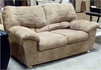 Ashley Microfiber Love seat, Tan