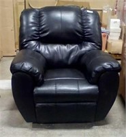 Durablend leather recliner rocker, Black