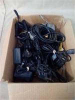 Box miscellaneous cords, chargers, & adapters