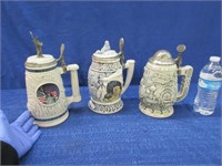 3 collector steins: statue of liberty -arctic-2000
