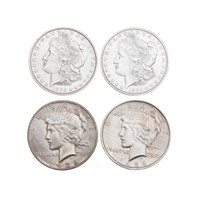 [US] 4 Better-Quality Silver Dollars
