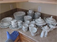 nice 16 place haviland germany dish set (103pcs)