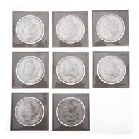 [US] Eight 1885o Morgan Dollars
