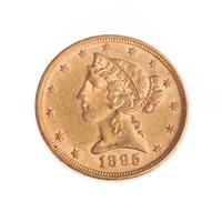 [US] 1895 $5 Coronet Gold Half Eagle