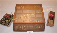 Hunt's Round Pointed Pens Display Cabinet