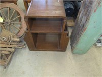 Vintage Table with Magazine Rack Sides