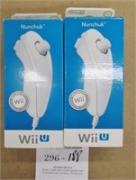 2 New Wii U Nunchuks