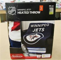 New Sunbeam Winnipeg Jets Heated Throw