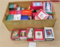 Box Lot of Mixed Collector Tree Ornaments