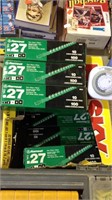 Seven boxes of Rampset  10 strips of 100 loads,
