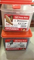 Two boxes of screws by grabber includes 6 x 1-1/8