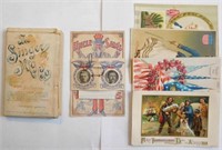 Postcard Lot to Include: Set of 1894 SInger