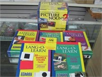 Lang o Learn 20 photographic cards labeled in 17