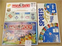2 Monopoly Games & Sports Mogul Game