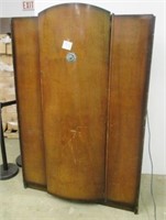 Antique Oak Veneer Wardrobe ~ 73" x 48" x 17"