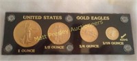 UNITED STATES GOLD EAGLES GOLD COIN SET