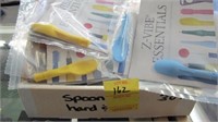 z vibes spoon tips hard and soft, blue and