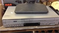 Sanyo DVD player and video cassette recorder,