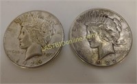 1922 & 1926 LIBERTY SILVER DOLLARS