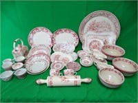 Large Selection of Red & White Dishes