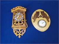 Small Wood Clocks - 2