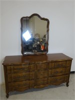 French Provincial Dresser With MIrror