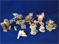Owl Figurine Collection - 10