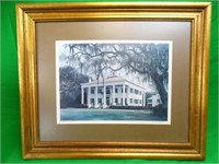 Signed Numbered Print of Southern Mansion