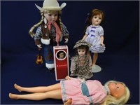 Dolls, Dolls, New and Old -4 items