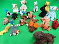 Assorted Ty Beanie Babies - 17 items