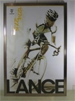 Framed Lance Armstrong Poster 26" x 38"