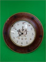 Large Round Wooden Clock