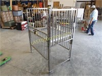 STAINLESS HOSPITAL BABY BED #1
