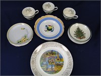 Various Vintage Plates including Nippon, & more