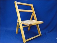 Wooden Folding Child's Chair