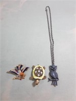Cool Animal Costume Jewelry; the Wise Owl
