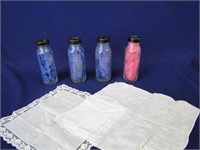 Glass 1950's Baby Bottles - 4 items