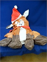 Blow Up Christmas Fox - Outdoor - Works