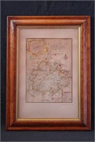 Map Mid 18th Century " A New and Accurate Map of