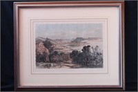 After J.S Prout, "View of Hobart Town form Mount