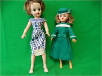 1950's Vintage Dolls - 2 tems