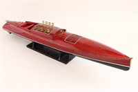 Model of the 1908 Dixie II Speed Boat,